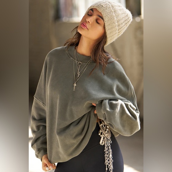 NWT Joah Brown Oversized Crew Pullover s/m - Picture 6 of 12